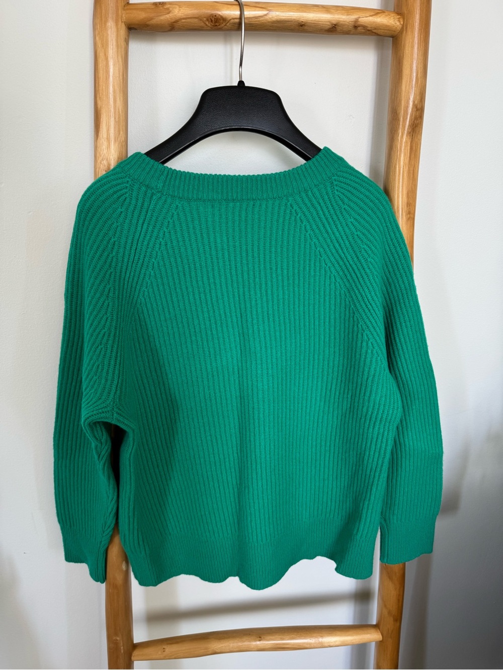 Jcrew xxs cashmere Green Ribbed Crewneck Sweater - Women